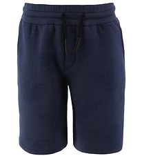 Emporio Armani Shorts - Navystribet m. Logoer Emporio Armani Shorts - Navystribet m. Logoer