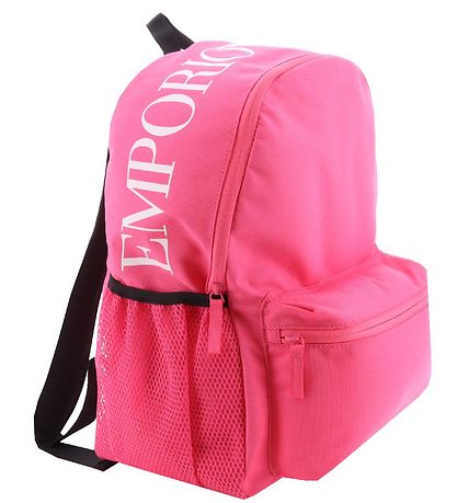 Emporio Armani Backpack - Pink w. Print