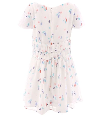 Emporio Armani Kjole - Hvid m. Print Emporio Armani Kjole - Hvid m. Print