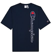 Champion Fashion T-shirt - Navy m. Logo Champion Fashion T-shirt - Navy m. Logo