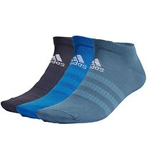 adidas Performance Ankelstrømper - 3-pak - Altered Blue/Bright B adidas Performance Ankelstrømper - 3-pak - Altered Blue/Bright B