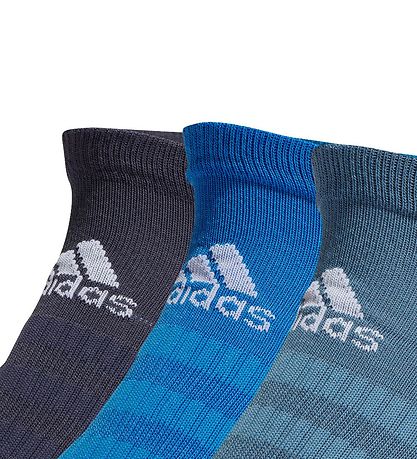 adidas Performance Ankelstrømper - 3-pak - Altered Blue/Bright B adidas Performance Ankelstrømper - 3-pak - Altered Blue/Bright B