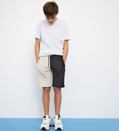Hound Sweatshorts - Block - Bone White Hound Sweatshorts - Block - Bone White