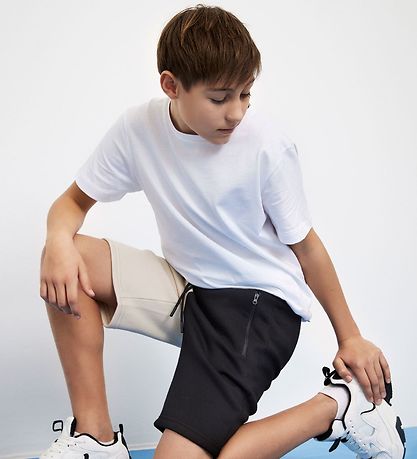 Hound Sweatshorts - Block - Bone White Hound Sweatshorts - Block - Bone White