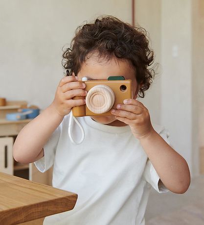 Liewood Trælegetøj - Kamera - Michael - Golden Caramel Multi Mix