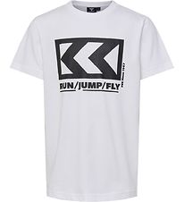 Hummel T-shirt - hmlFSK Low - Hvid Hummel T-shirt - hmlFSK Low - Hvid