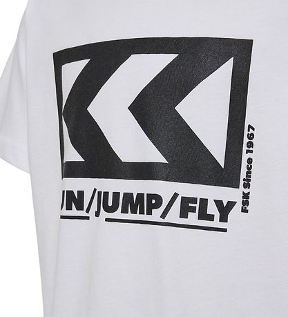Hummel T-shirt - hmlFSK Low - White