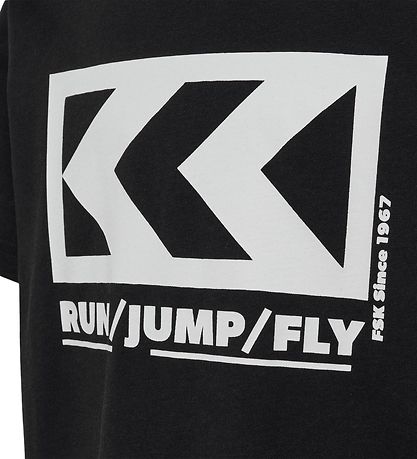 Hummel T-shirt - hmlFSK Low - Sort