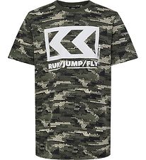 Hummel T-shirt - hmlFSK Low - Army Hummel T-shirt - hmlFSK Low - Army