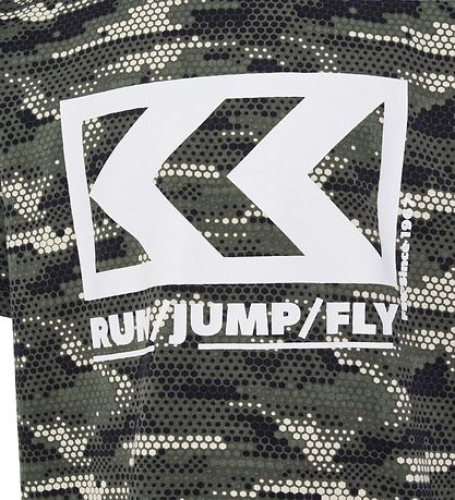 Hummel T-shirt - hmlFSK Low - Army