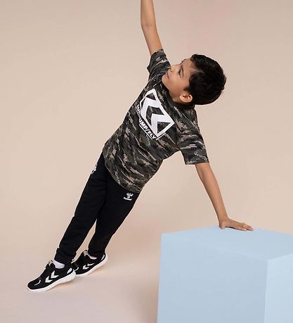 Hummel T-shirt - hmlFSK Low - Army