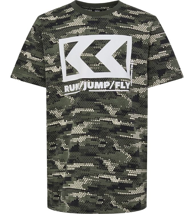 Hummel T-shirt - hmlFSK Low - Army
