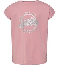 Hummel T-shirt - hmlFSK Hop - Rosa Hummel T-shirt - hmlFSK Hop - Rosa