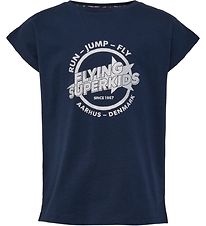 Hummel T-shirt - hmlFSK Hop - Black Iris Hummel T-shirt - hmlFSK Hop - Black Iris