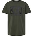 Hummel T-shirt - hmlFSK Low - Grøn