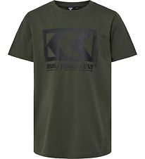 Hummel T-shirt - hmlFSK Low - Grøn