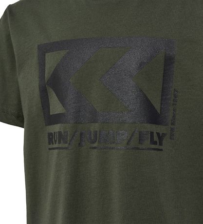 Hummel T-shirt - hmlFSK Low - Grøn