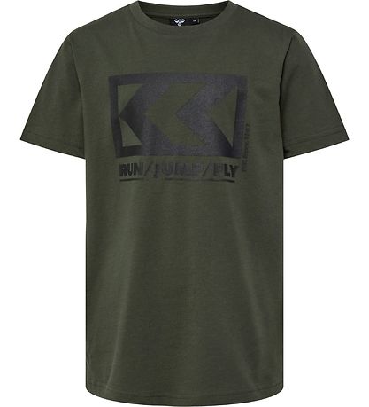 Hummel T-shirt - hmlFSK Low - Grøn