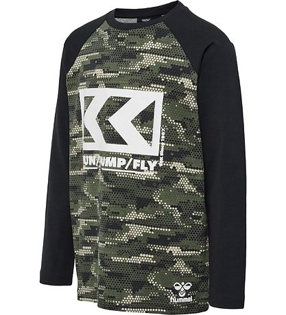 Hummel Bluse - hmlFSK - Grøn/Sort