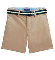 Polo Ralph Lauren Shorts - Bedford - Khaki m. Bælte Polo Ralph Lauren Shorts - Bedford - Khaki m. Bælte