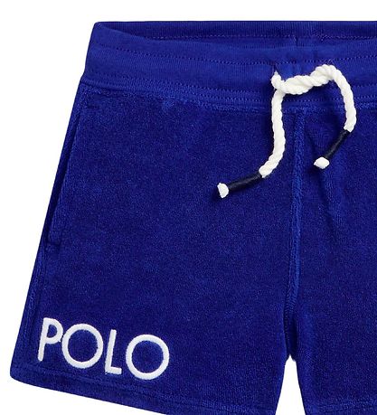 Polo Ralph Lauren Shorts - Frotté - Lighthouse - Blå m. Polo