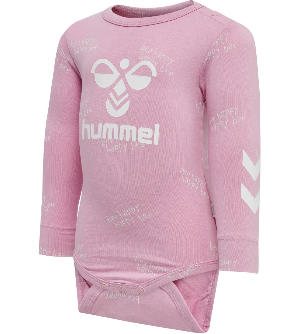 Hummel Body l/ä - hmlCalen - Mauve Mist - Hummel - 62 - Body L/Ä