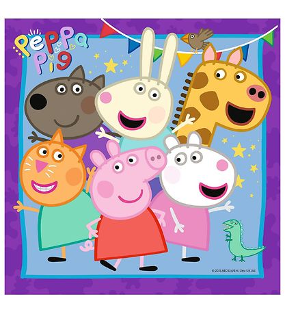 Ravensburger 직소 퍼즐 - 3x49 조각 - Peppa Pig - 가족