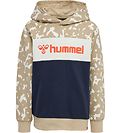 Hummel Hoodie - HmlLuke - Humus/Black Iris