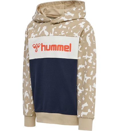 Hummel Hættetrøje - HmlLuke - Humus/Black Iris