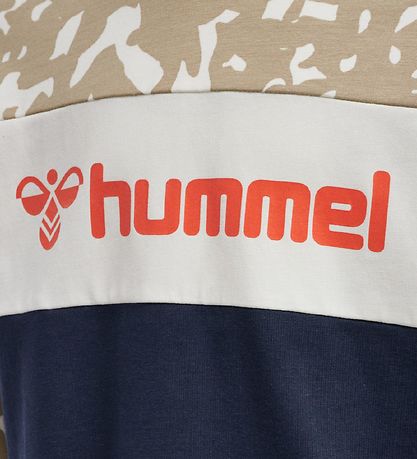 Hummel Hættetrøje - HmlLuke - Humus/Black Iris Hummel Hættetrøje - HmlLuke - Humus/Black Iris