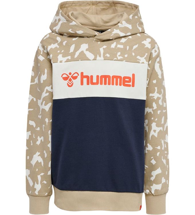 Hummel Hættetrøje - HmlLuke - Humus/Black Iris