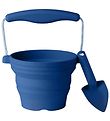 Scrunch Foldbar Spand m. Skovl - 11x9 cm - Midnight Blue Scrunch Foldbar Spand m. Skovl - 11x9 cm - Midnight Blue