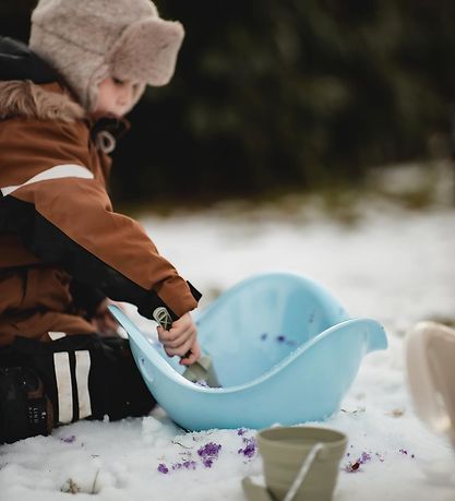 Scrunch Foldbar Spand m. Skovl - 11x9 cm - Midnight Blue Scrunch Foldbar Spand m. Skovl - 11x9 cm - Midnight Blue