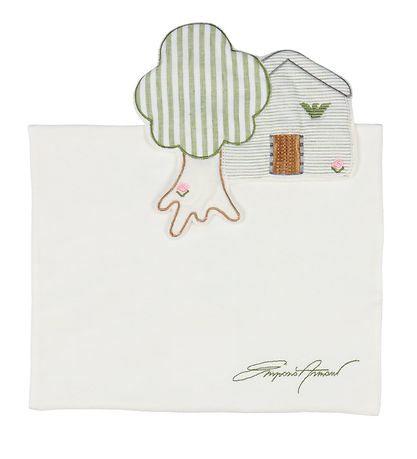 Emporio Armani Gaveæske - Sommerdragt/Nusseklud - Grøn/Hvidstrib