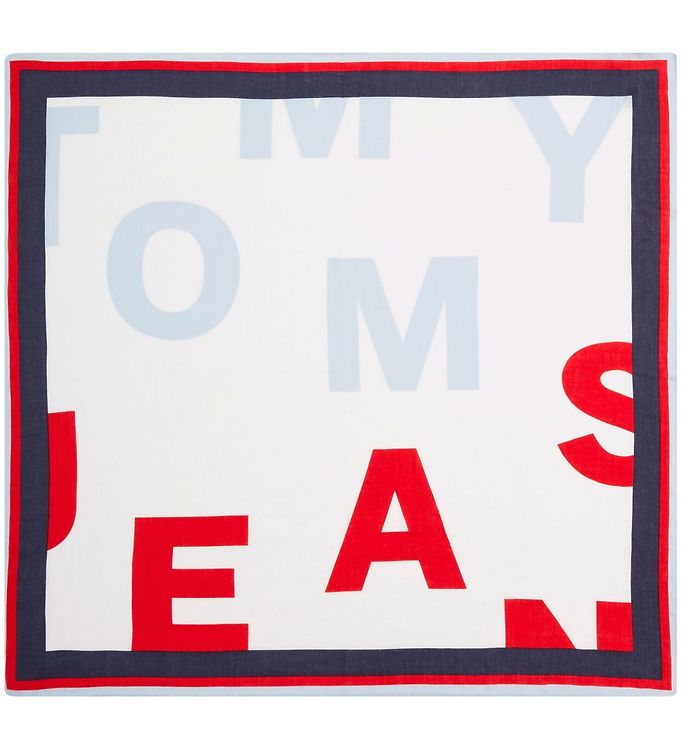 Tommy Hilfiger Halsduk - Röd/Twilight Marinblå