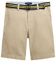 Polo Ralph Lauren Shorts - Bedford - Khaki m. Bælte Polo Ralph Lauren Shorts - Bedford - Khaki m. Bælte