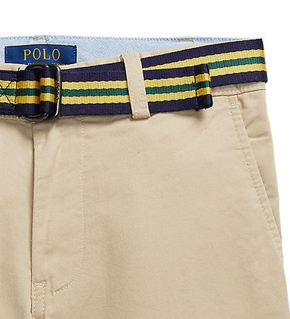 Polo Ralph Lauren Shorts - Bedford - Khaki m. Bælte