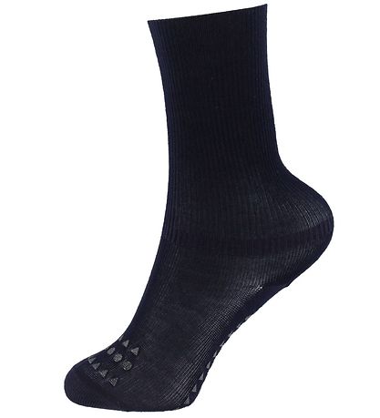 GoBabyGo Skridsikre Strømper - 4-Pak - Blue/Grey