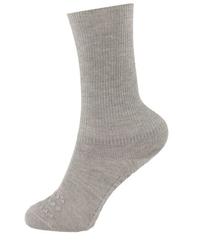 GoBabyGo Skridsikre Strømper - 4-Pak - Blue/Grey