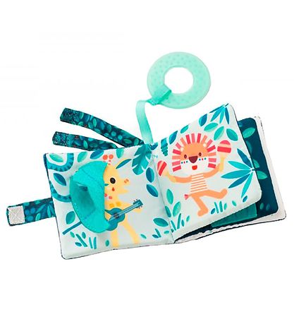 Lilliputiens Stofbog - Marius - Blå/Grøn