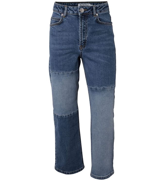 Hound Patch Jeans - Medium Blue Used