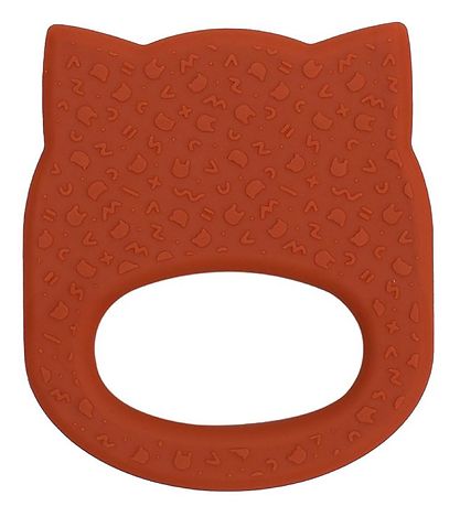 We Might Be Tiny Beißring - CAT - Silikon - Burnt Orange