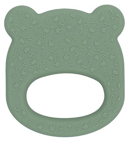 We Might Be Tiny Teether - Bear - Silicone - Sage