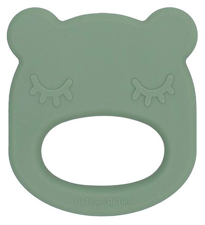We Might Be Tiny Teether - Bear - Silicone - Sage