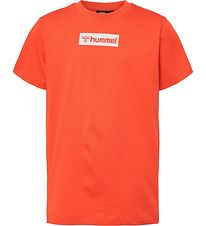 Hummel T-Shirt - HmlFlow - Cherry Tomato