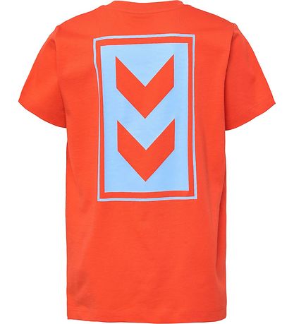 Hummel T-Shirt - HmlFlow - Cherry Tomato