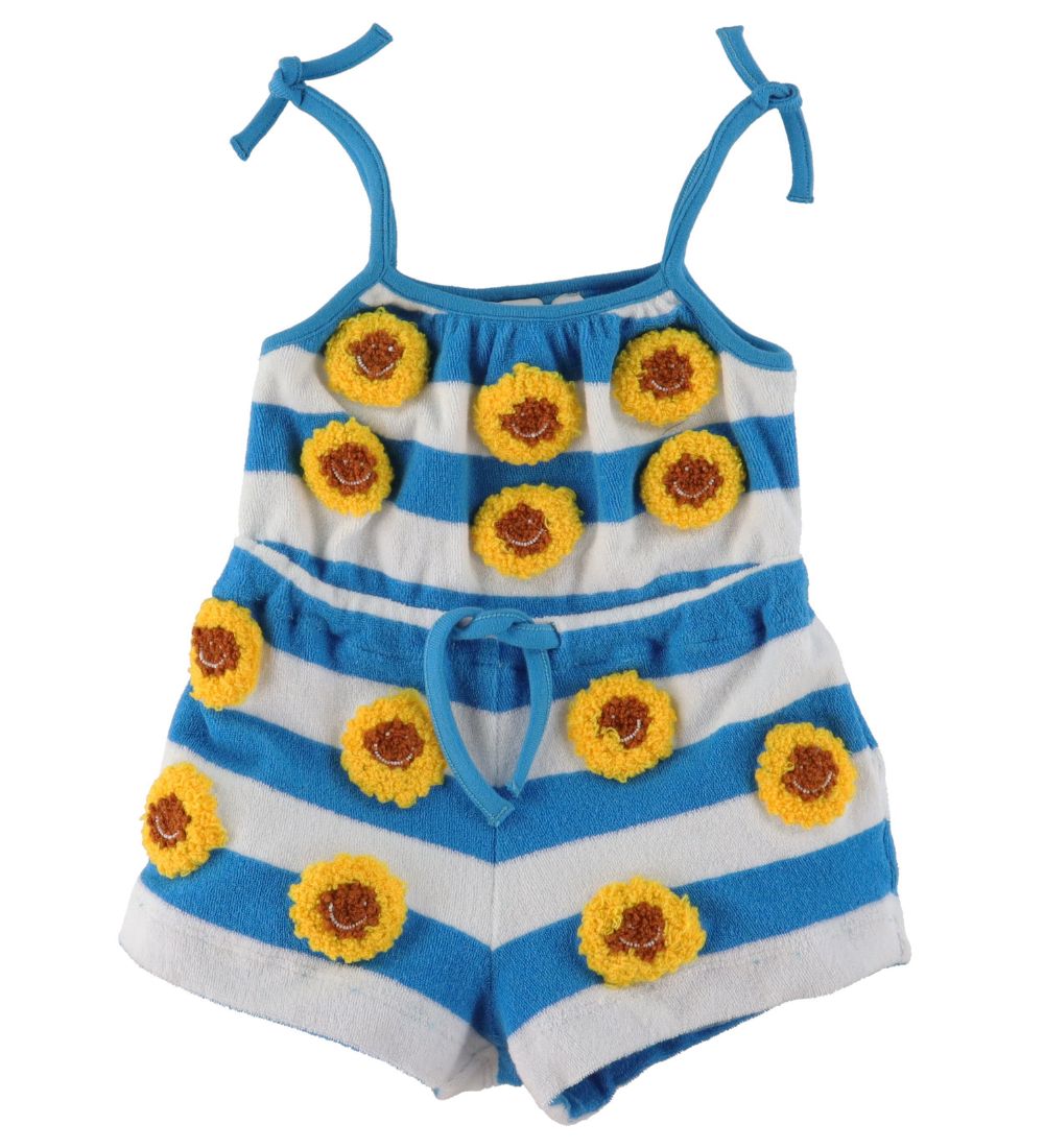 Stella McCartney Kids Sommerstrampler - Blau/Weiß Gestreift m. B - Stella McCartney Kids - 14 Jahre (164) - Sommerstrampler