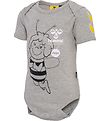 Hummel Body k/æ - Maya The Bee - Gråmeleret Hummel Body k/æ - Maya The Bee - Gråmeleret