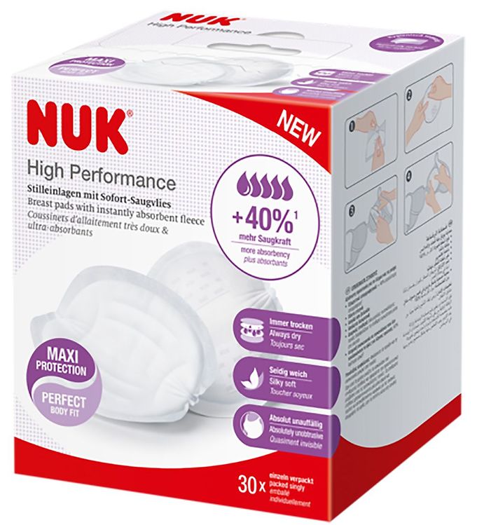 NUK High Performance ammeindlæg - 30 stk. 252134 Nuk