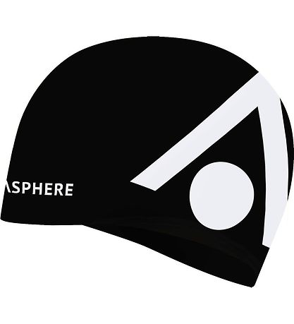 Aqua Sphere Badehætte - Tri Cap - Black White Aqua Sphere Badehætte - Tri Cap - Black White
